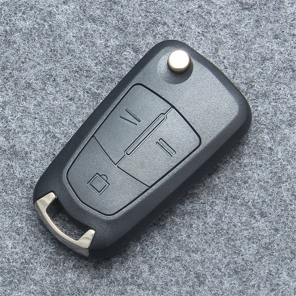 Carcasa de botón con tapa para llave de coche, mando a distancia para Vauxhall Opel Astra J Corsa D Vectra B C Mokka G Zafira Signum Montana, 2/3