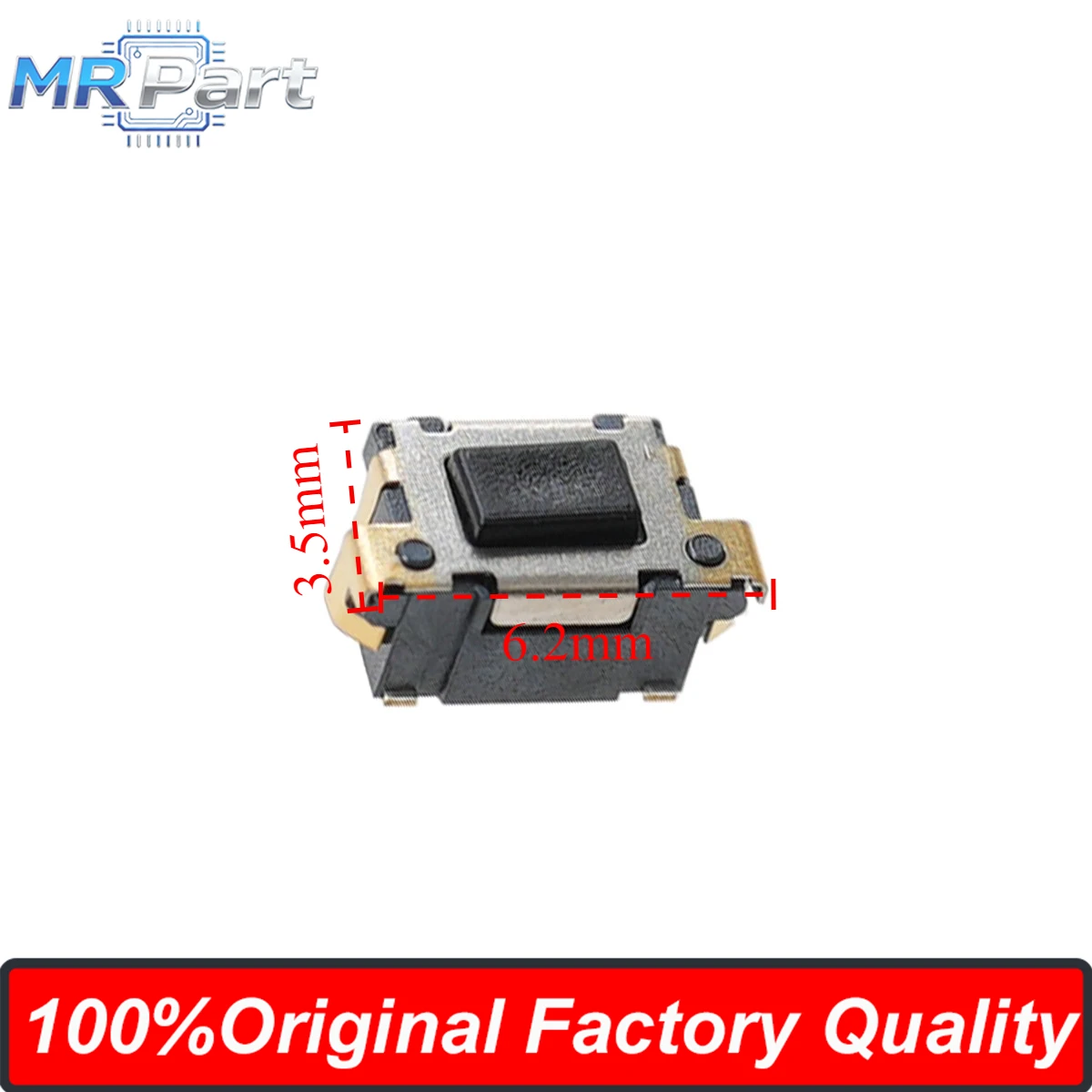 50pieces Original Factory Japan SKSNLAE010 Sink Plate Side Button SMD 6.2x3mm 13.5H Side Push Mid-mount Type Micro Switch