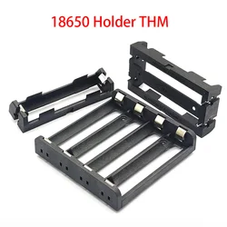 1/2/4 Slots 18650 Battery Holder THM With Pins 18650 Battery Box 18650 Storage Case 18650 Battery Case Series Connection