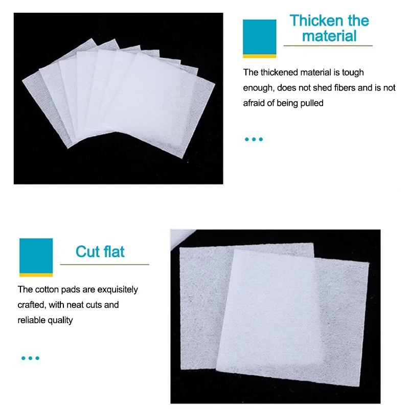 새로운 400/540/1000개 린트 프리 매니큐어용 냅킨 네일 코튼 와이프 네일 젤 리무버 와이프 네일 클리닝 도구 XJ06