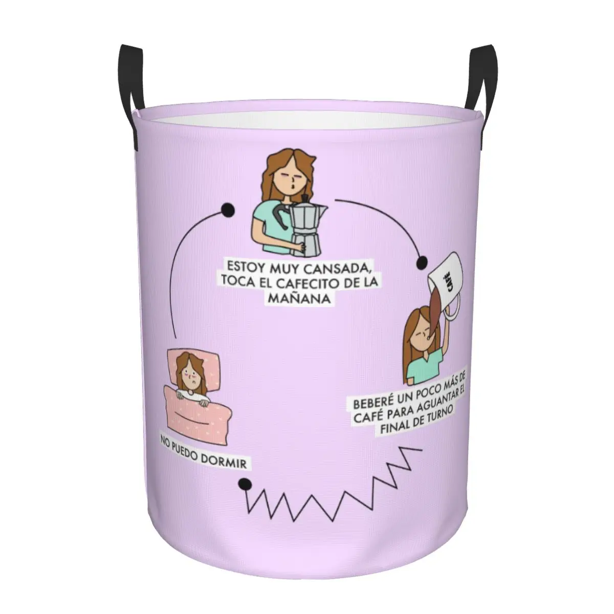 Custom Funny Cartoon Nurse Laundry Hamper Large Clothes Storage Basket Health Care Nursing Doctors Toy Bin Organizer for Nursery