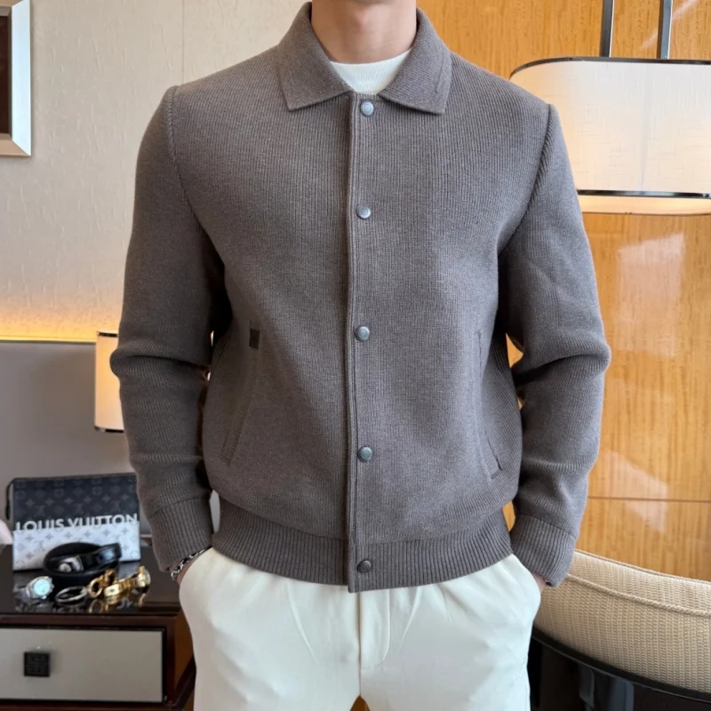 

Fall and Winter Best-Selling Premium Men's Wool Jacket Customized with High-Quality Fabrics