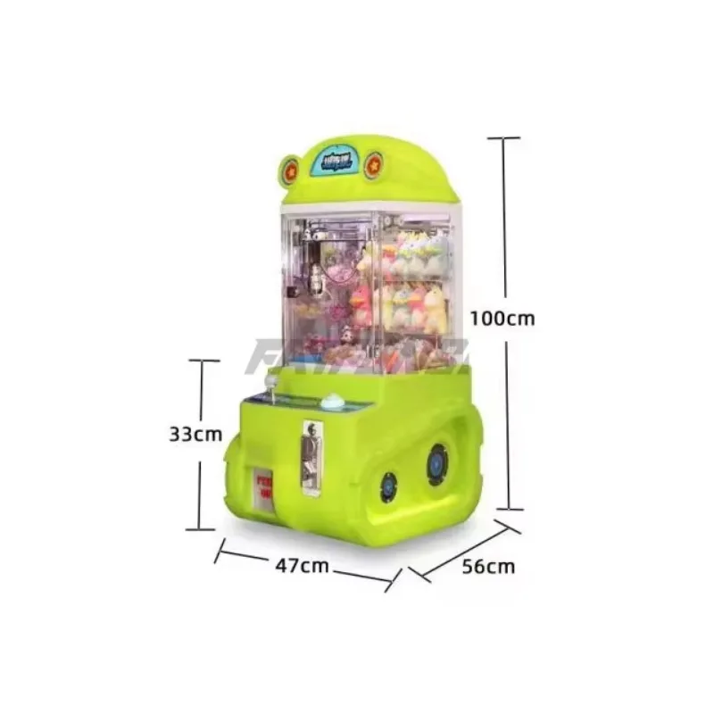 New Designed Variety Coin Operate Plastic Doll Indoor Mini Plush Toys Claw Machine Arcade Game Mini Claw Machine for Sale