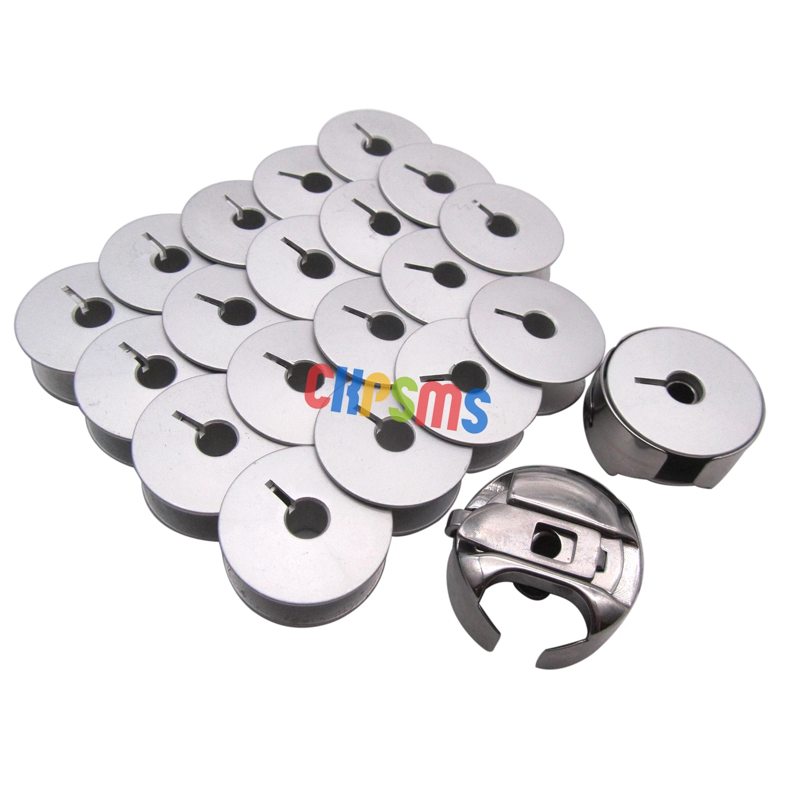 Bobbin Case & Aluminum Bobbin FIT FOR JACK H2 H5 JUKI DU-141, DU-1181, DU-1181N Walking Foot Industrial Sewing Machine