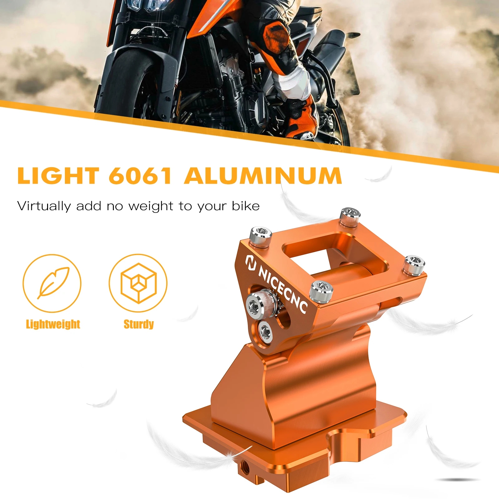 For KTM 790/890 Adventure R/S/Rally 2019-2022 390 Adventure 2020-2024 Adjustable GPS Mount Holder Stand For Husqvarna 901 NORDEN