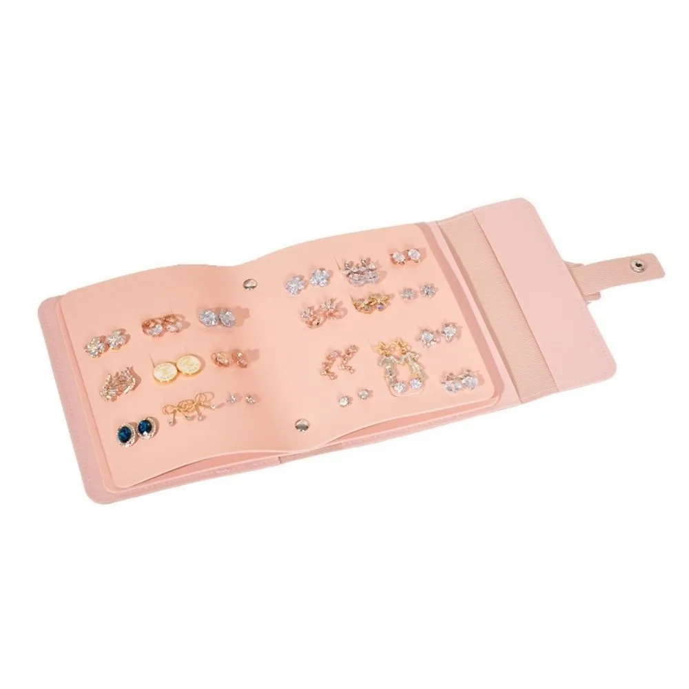 متعدد الطبقات الأذن مسمار حقيبة التخزين سعة كبيرة مجوهرات إبداعية المنظم كتاب دفتر نمط كتاب نوع حقيبة التخزين #5