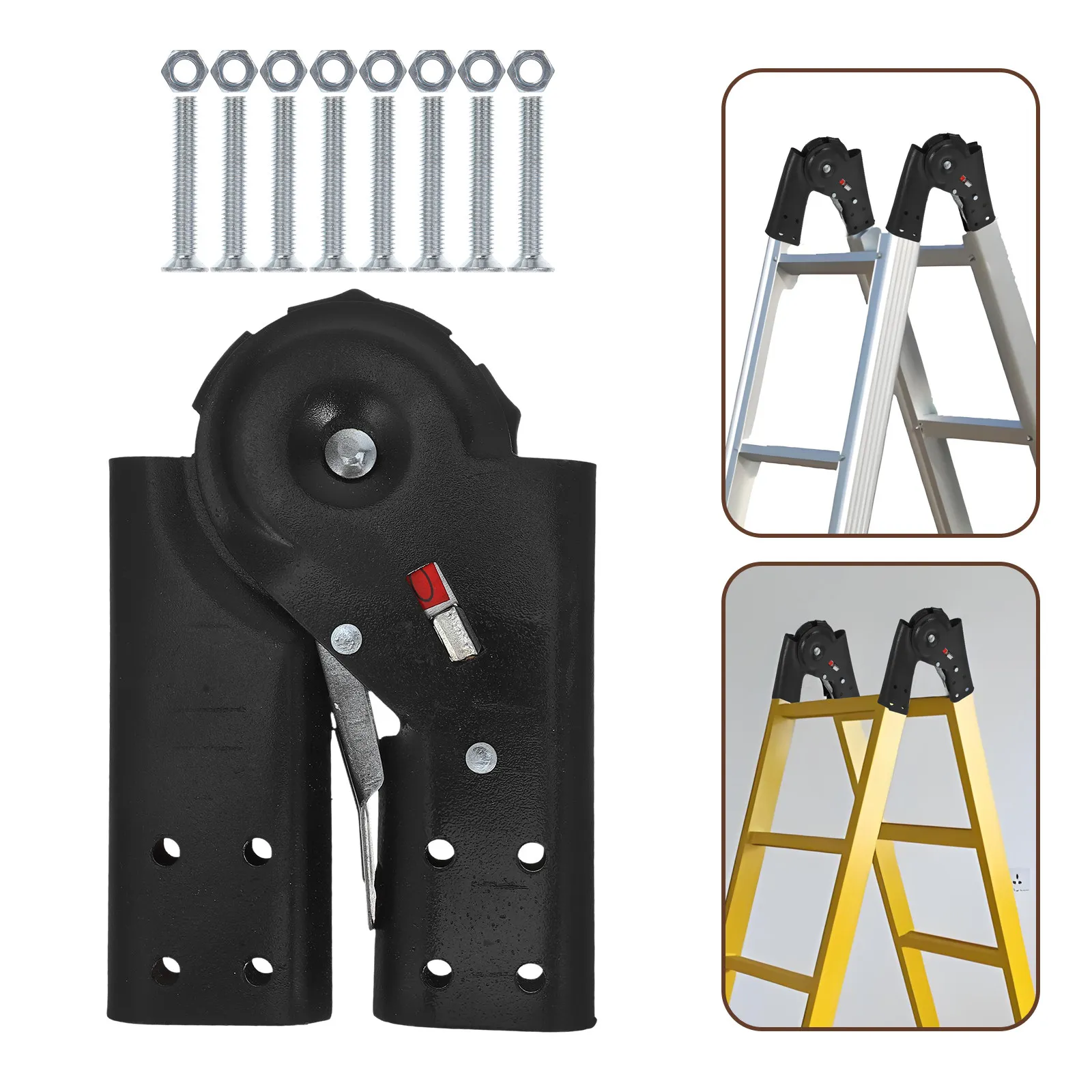 

Folding Ladder Hinge Replacement Kit Aluminum Step Ladder Accessories for Attic Stair Safety Design