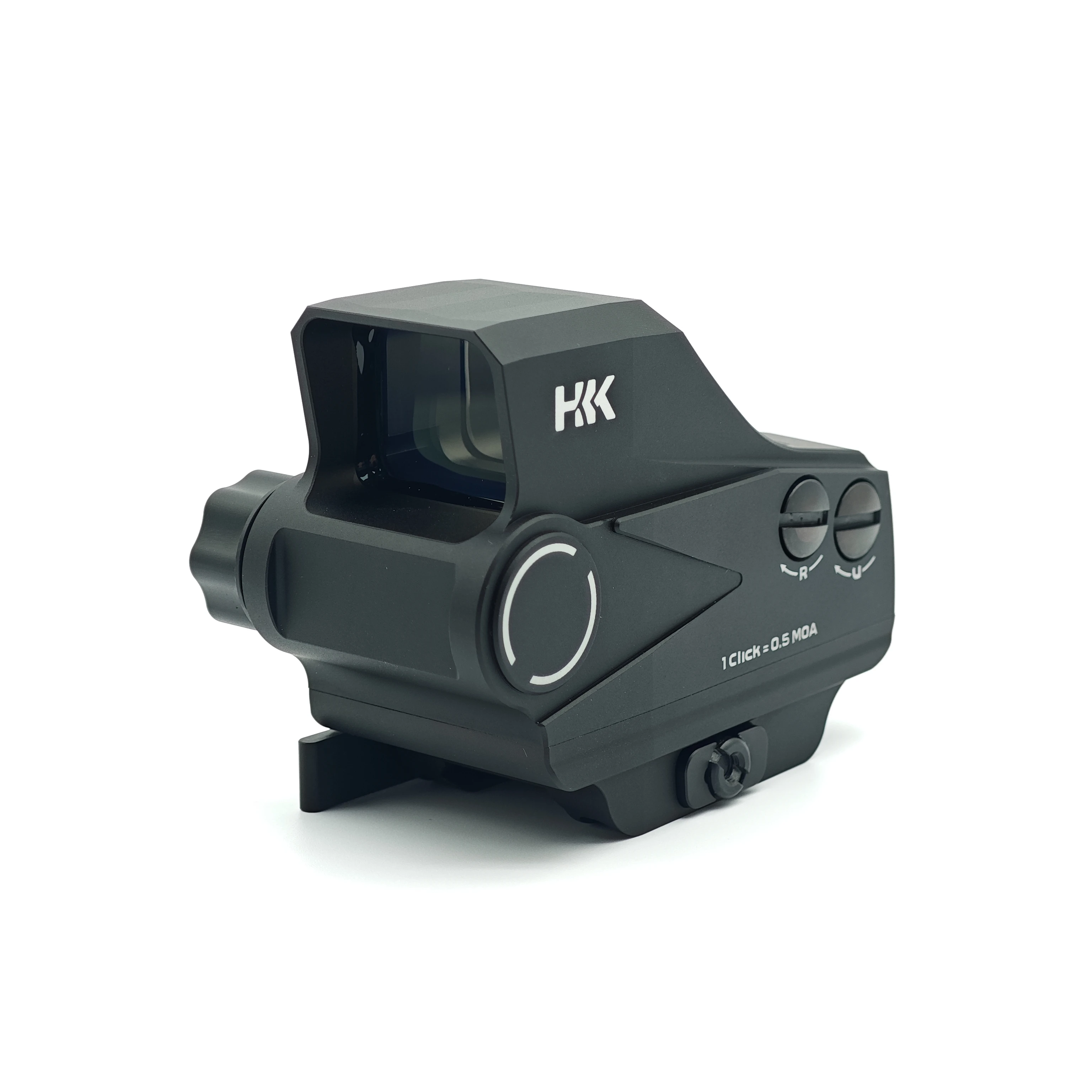 

HKK A02 Holographic Sight 2MOA Center Red Dot Parallax Free Hunting Riflescope with 20mm Picatinny Rail QD Mount IPX8 Waterproof