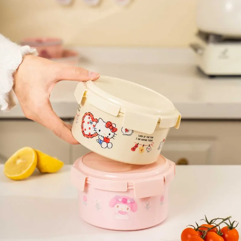Tazón de Ramen con Estampado de Gato de Dibujos Animados, Tazón de Fideos Instantáneos de Alta Calidad con Tapa, Tazón de Sopa de Cerámica Resistente al Calor para Mujeres, Cocina y Hogar