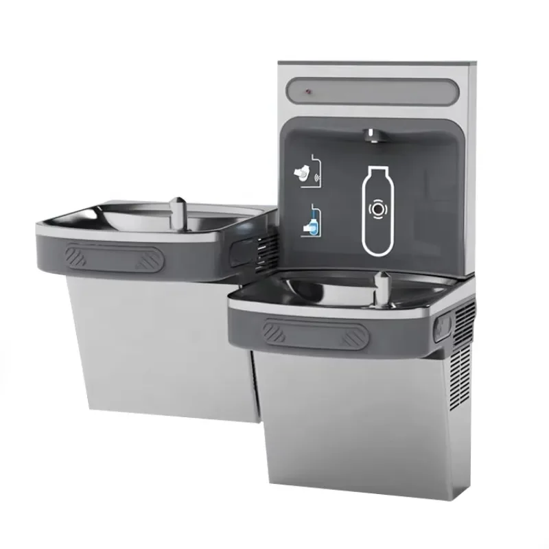

Hands Free Operation Wall Mounted Cold Drinking Water Fountain