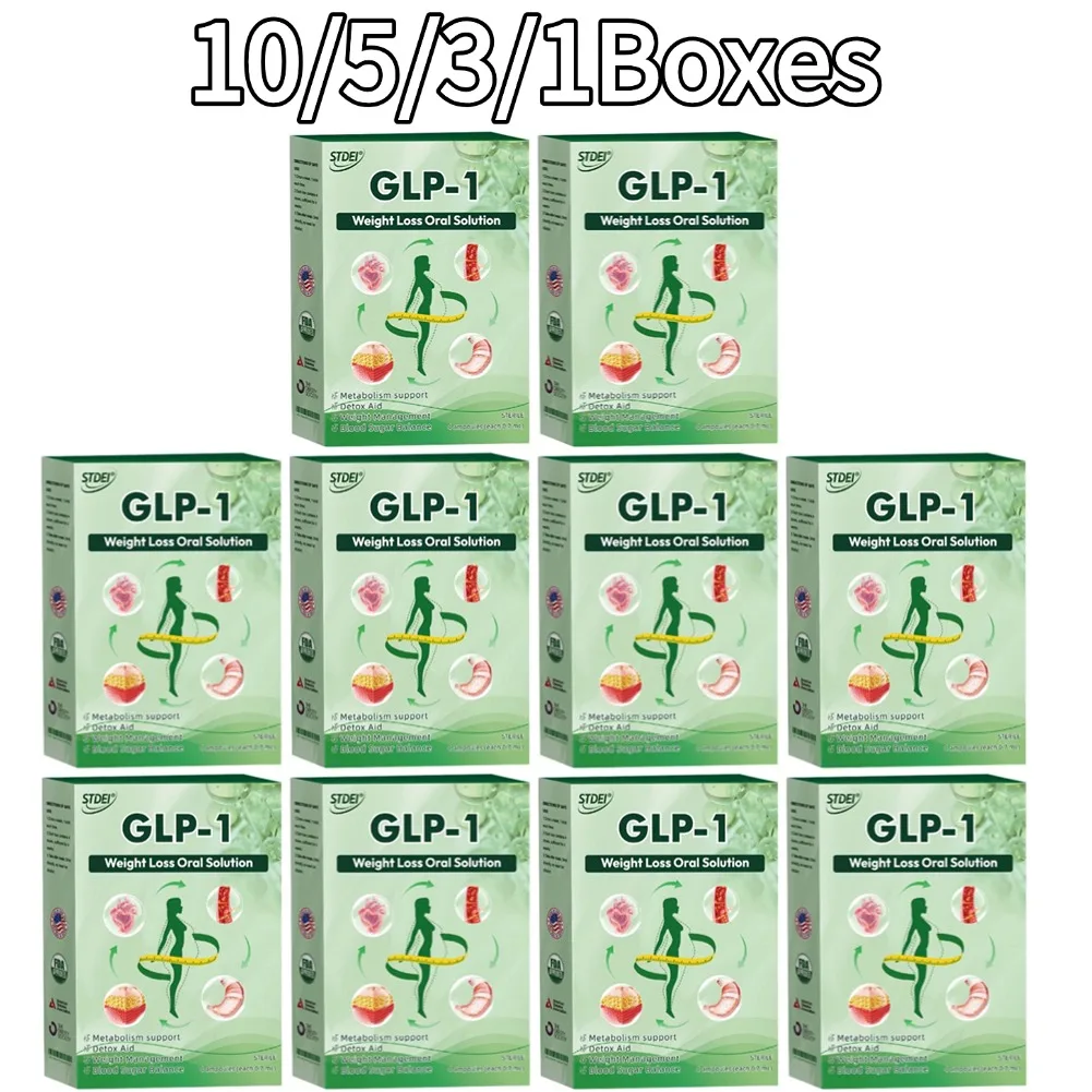 10/5/3/1 cajas moldeador de cuerpo nuevo GLP-1 producto esencial para el cuidado de la piel Natural Premium mujeres y hombres producto adelgazante rápido para pérdida de peso