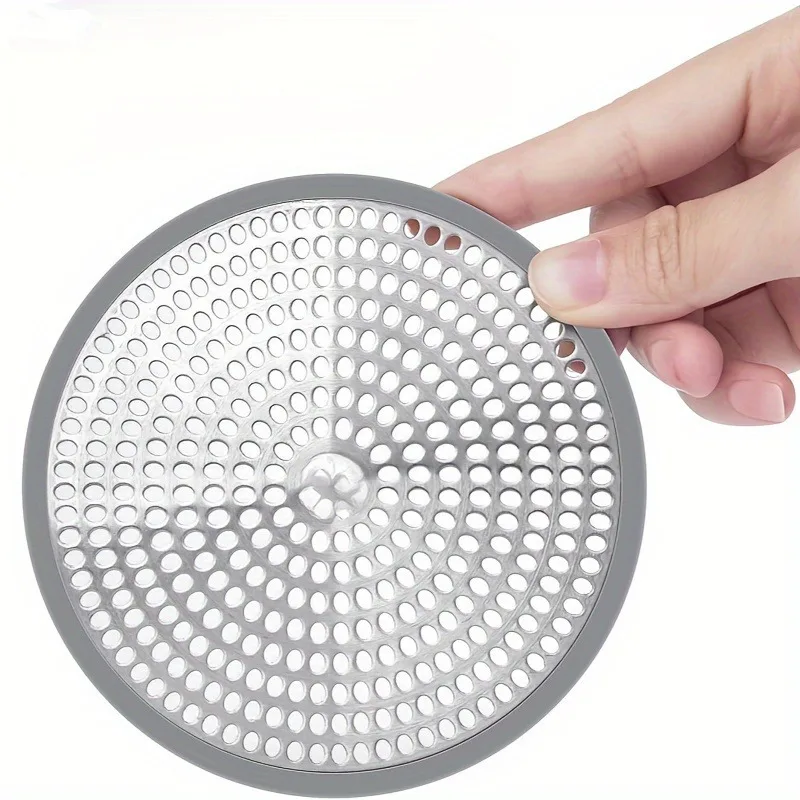 Colador de pelo para desagües de ducha, colador de cubierta de drenaje para fregadero, recogedor de pelo Manual para baño, bañera y cocina, 1 ud.