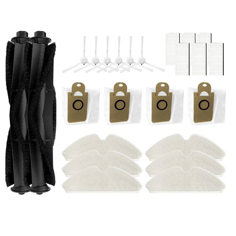 

For Uoni Lenovo T1 Pro / T1S Pro Spare Parts Robot Vacuum Roller Brush Hepa Filter Mop Cloth Rag Dust Bags