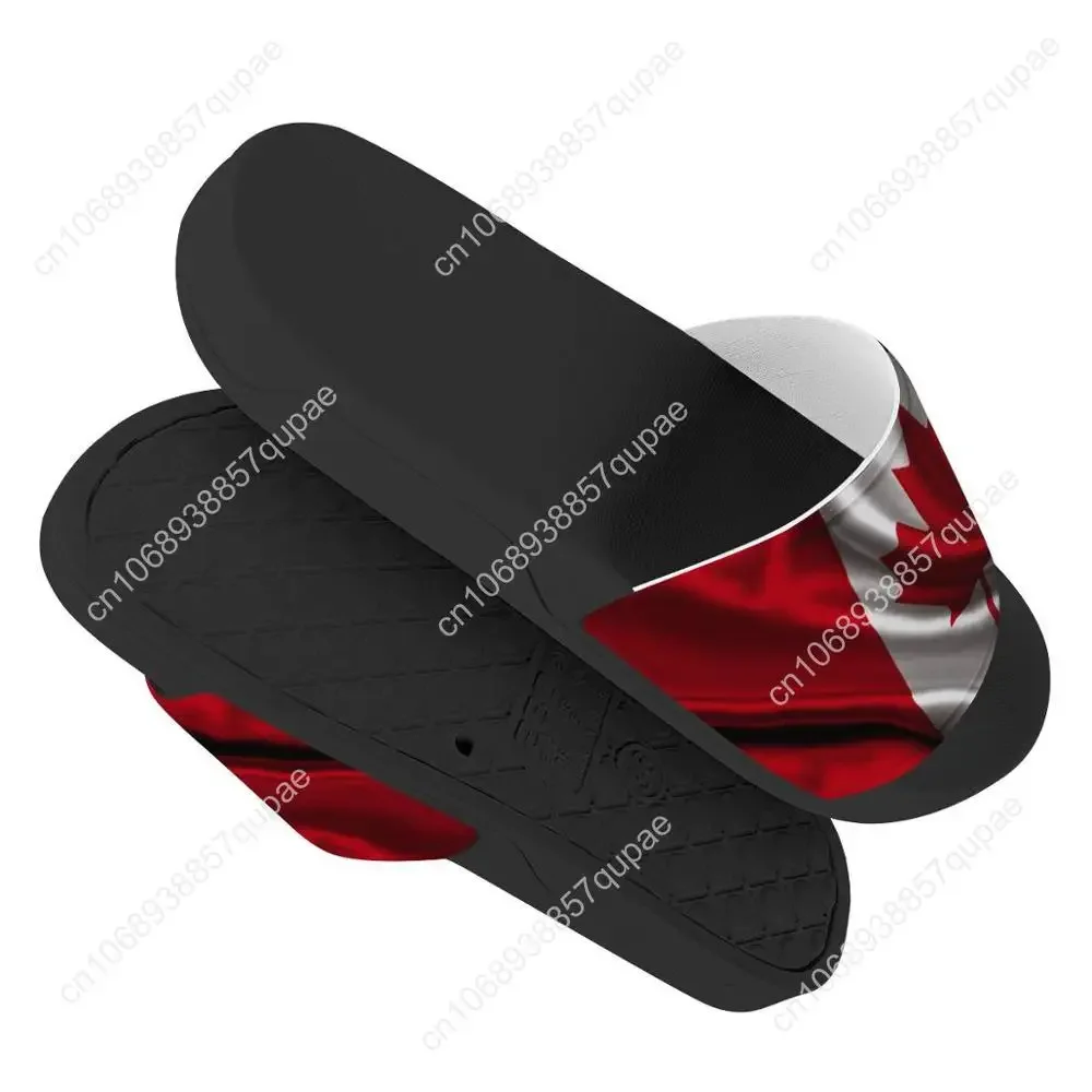 Canada Flag Print Fashion Home Customized Water Shoes Women Men Children Bathroom Beach Pool Sandals That Can Be Worn Outside