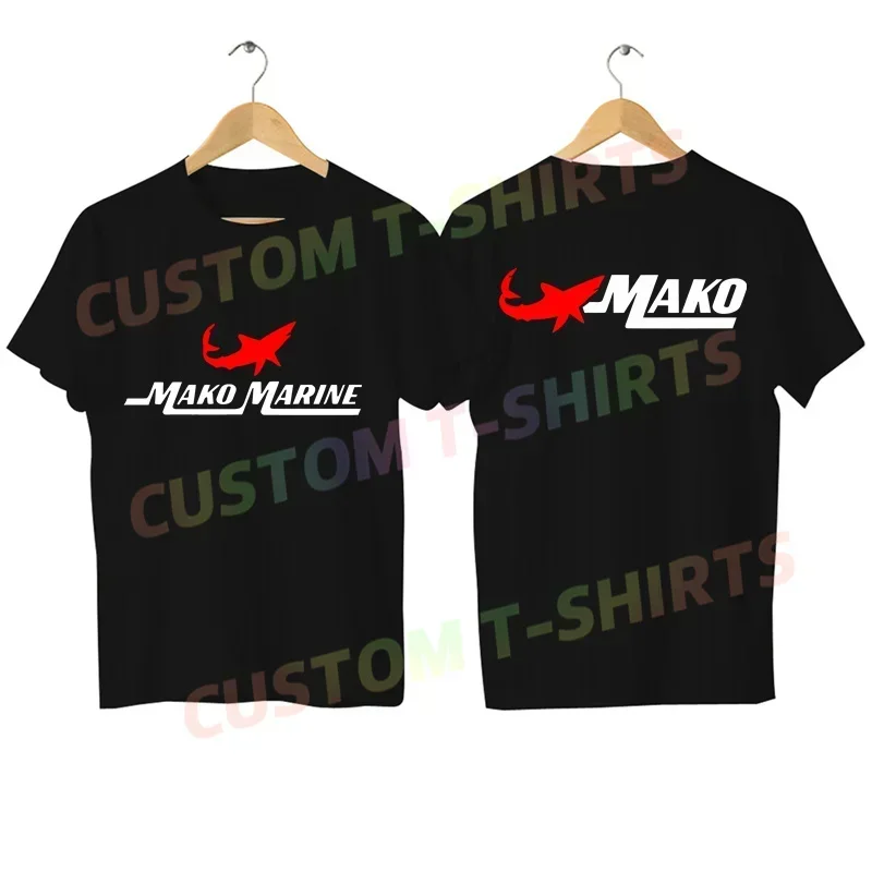 

Men T Shirt Casual New Mako Saltwater Fishing Boats Logo T-shirt Graphic Oversized Comfortable Streetwear S-3XL Cool Tee