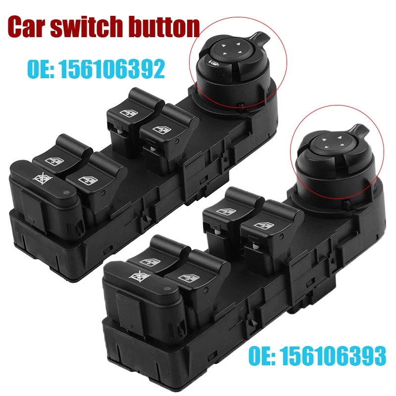 

156106392 156106393 Electric Master Window Switch 156093398 156095708 For 2010- 2019 Alfa Romeo Giulietta 940