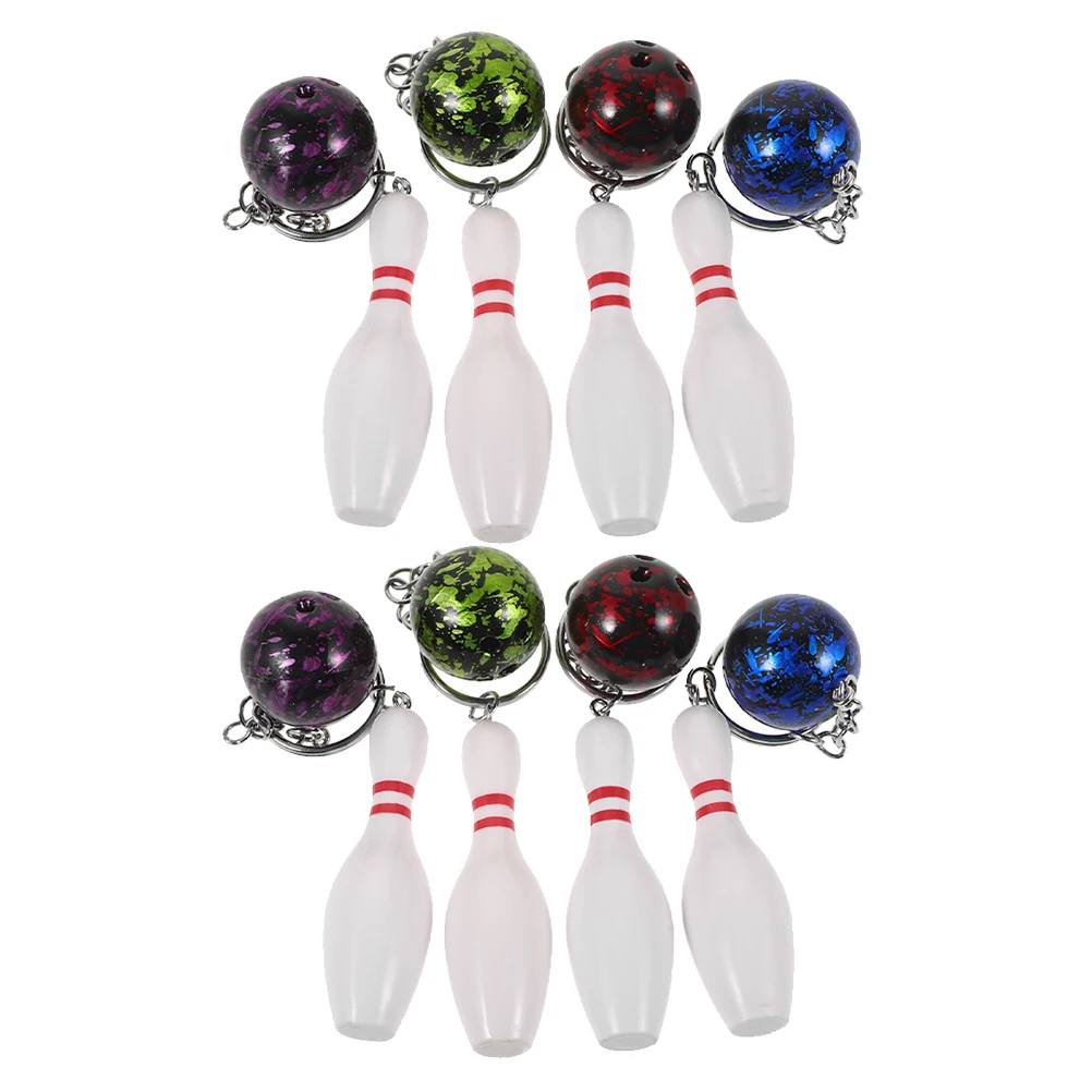 

8 шт., спортивный сувенир для боулинга, прочный рюкзак, подвесной материал, идеальный подарок, маленькие подвески для боулинга, коллекционные командные виды спорта