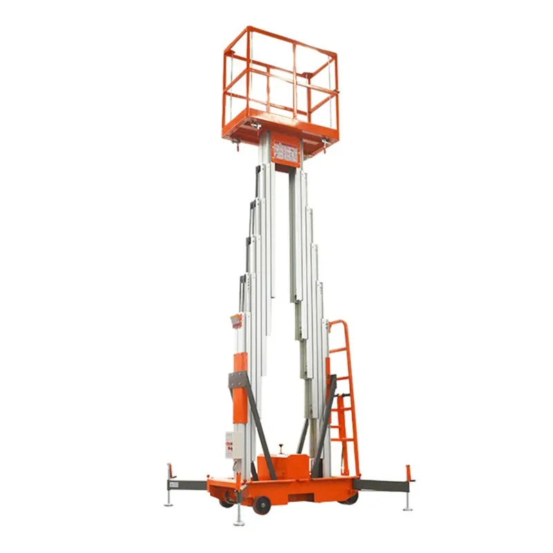 Mesas elevadoras eléctricas para hombre de aleación de aluminio verticales individuales de un mástil de 4m-18m
