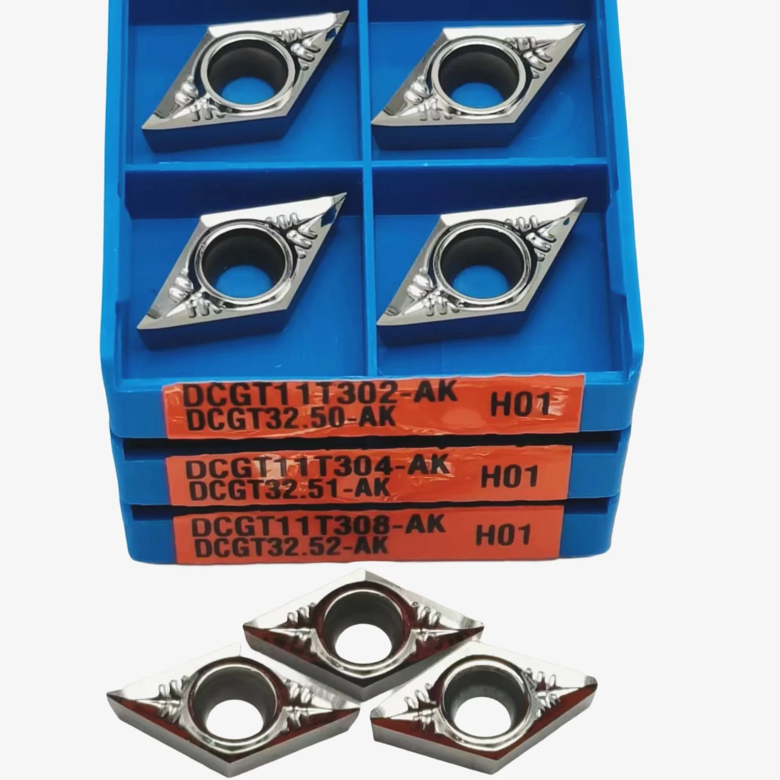 Aluminum Insert  DCGT11T302 DCGT11T304 DCGT11T308 AK H01 Turning Tools For AL CNC Lathe