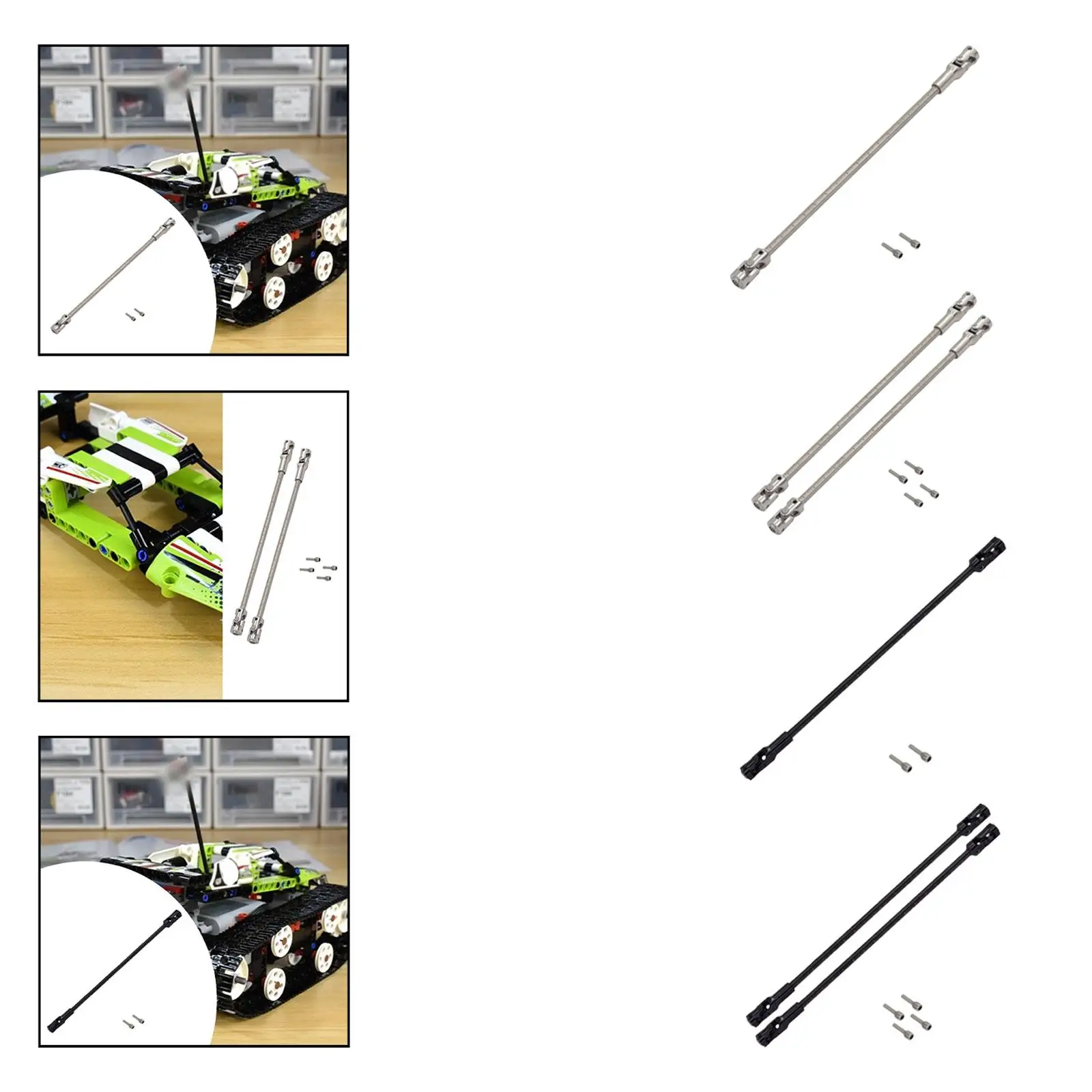 Drive Shaft 6.8 cm - 22.9 cm DIY Cut to Length Maintenance Joint Transmission