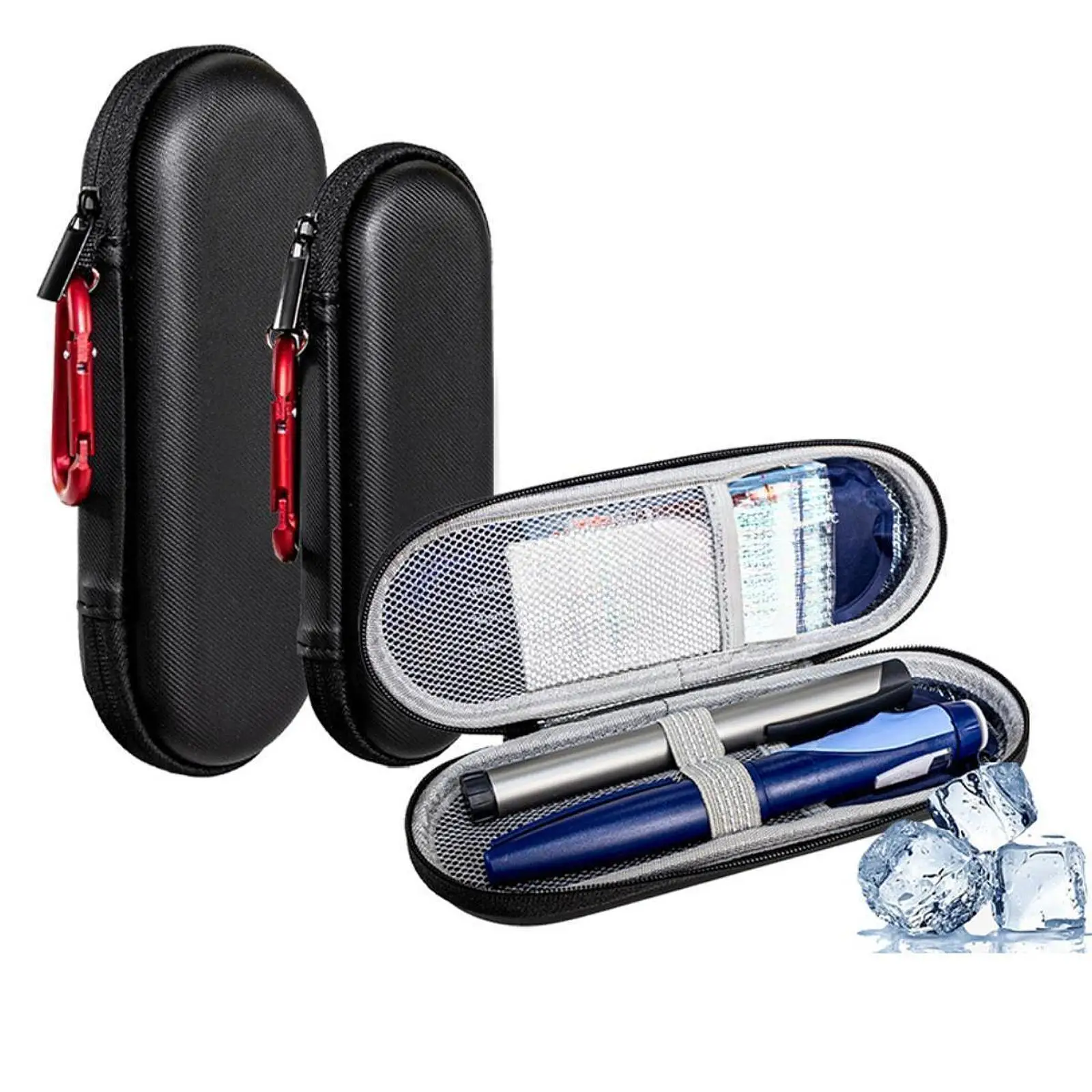 Insulin Refrigerator Box Mini Insulin Cooler Temperature Display Heat Insulation Medicine Fridge Diabetic Supplies for Travel