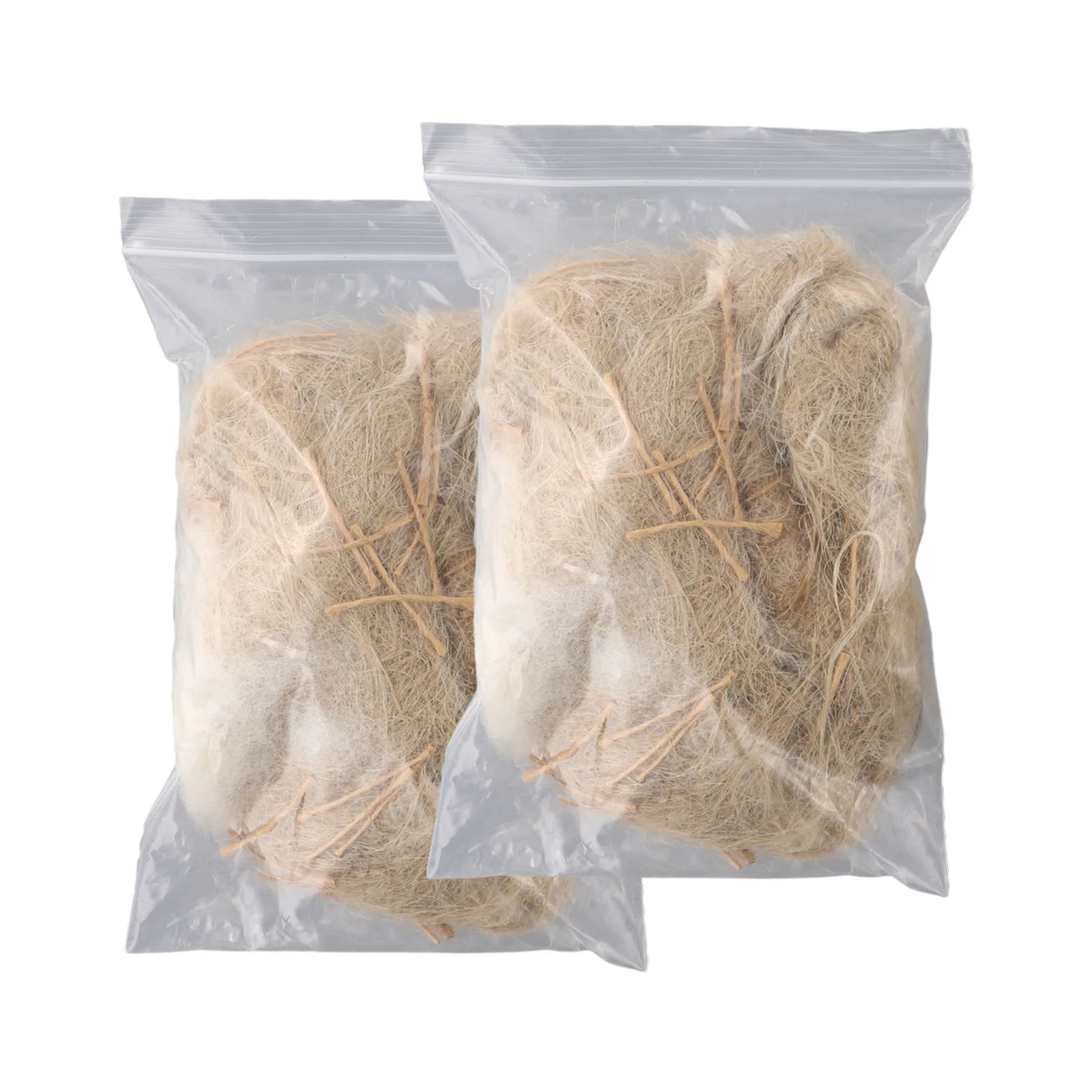 2 Pack 80g Jute Nesting Materiaal Nest/Fiber Volière Vogels Kanaries Vinken Nest Gevuld Gras Vogelkooi Accessoires decoratie