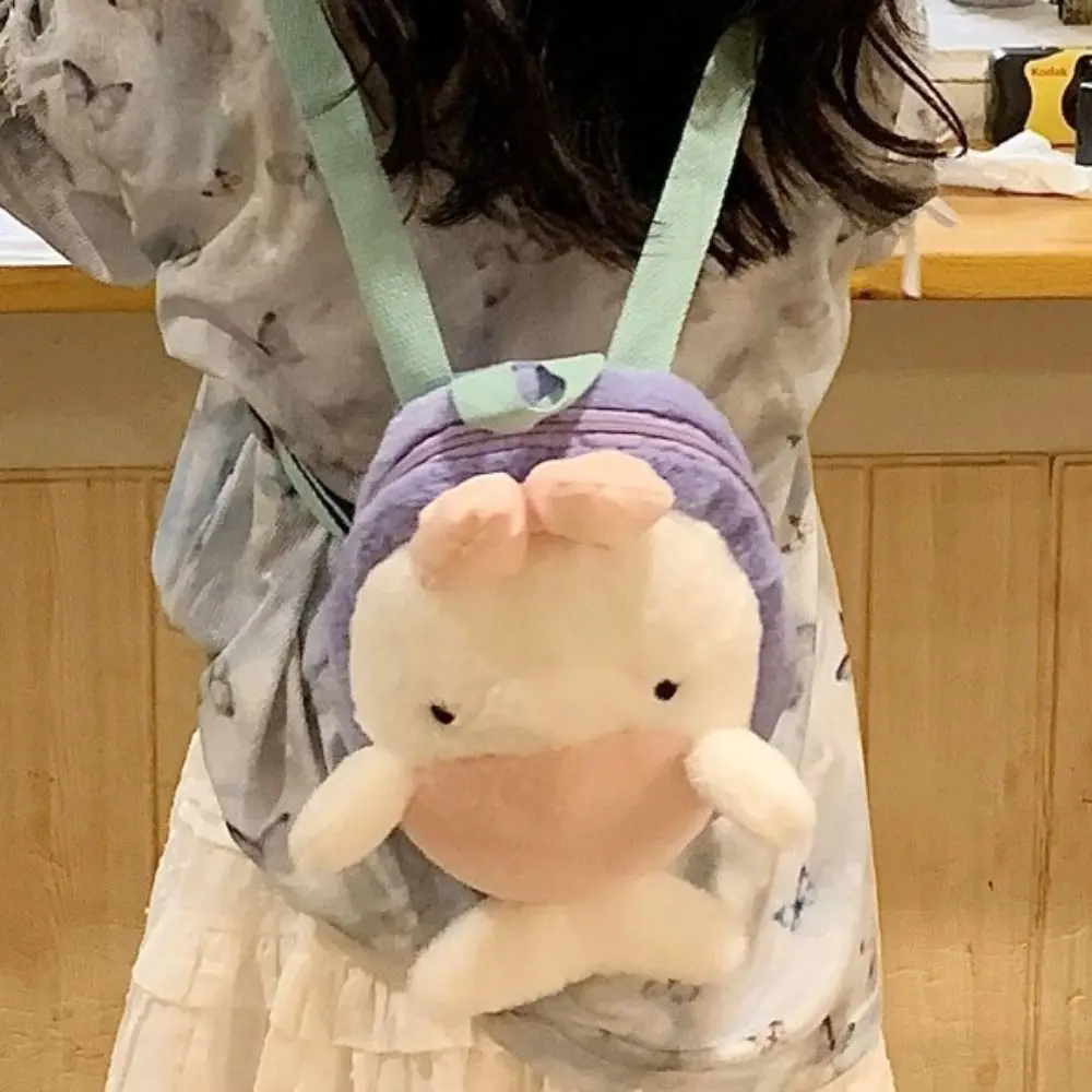 Shoulder Bags Little Dolphin Plush Bag Fluffy Backpack Tote Bag Cartoon Doll Backpack Cute Lovely Kawaii Coin Purses Gifts