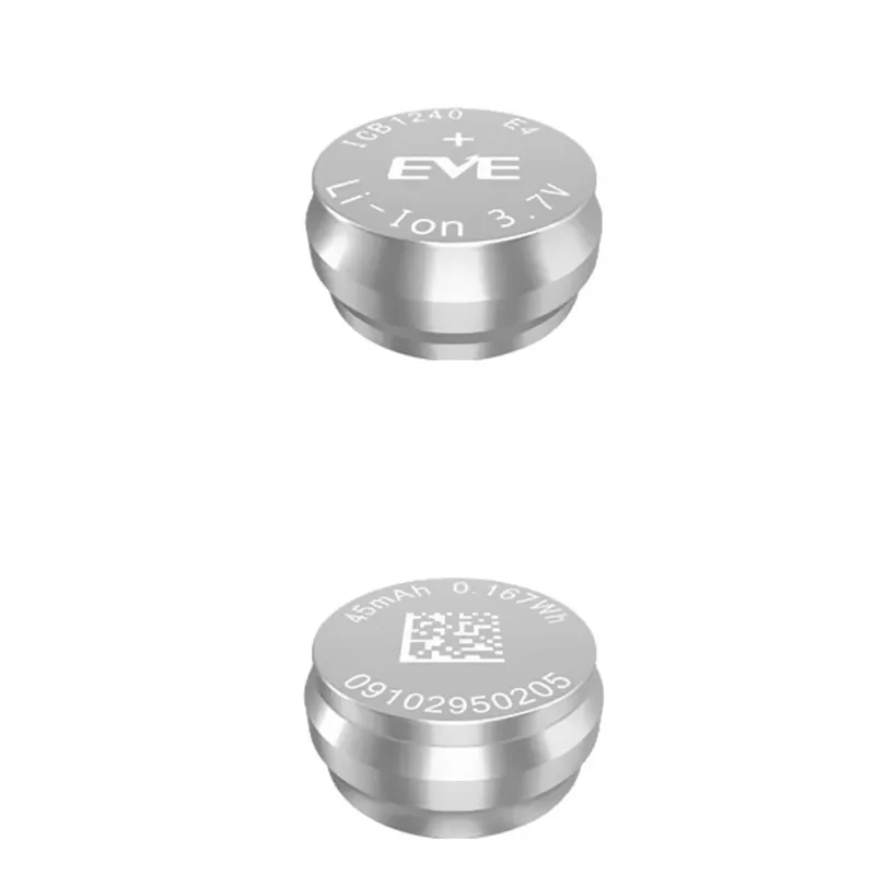 2PCS/Lot LIR1240 1240 3.7V 45mAh Rechargeable Headset Battery CP1240 TWS Bluetooth Headphone for Google Pixel Buds 2 Earphone