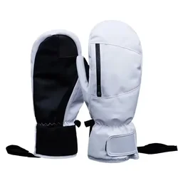 Guantes de esquí de invierno impermeables para snowboard pantalla táctil guantes térmicos gruesos para nieve hombres mujeres guantes cálidos para moto de nieve