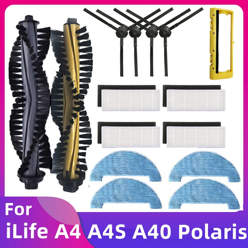 For Chuwi ILIFE A4 A4S A40 Polaris PVCR 0726 0826 0926 0726W 0833 Amibot Spirit ICE H2O Gutrend Style 220 Main Side Brush Filter