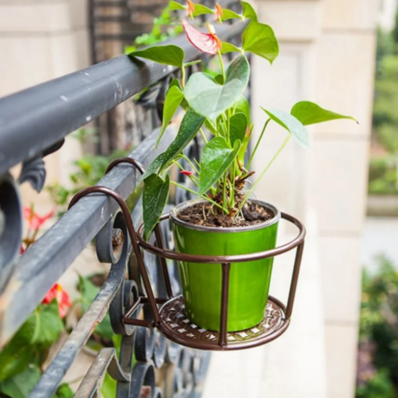 Estante de Metal geométrico para plantas de interior, soporte ligero y versátil para sala de estar