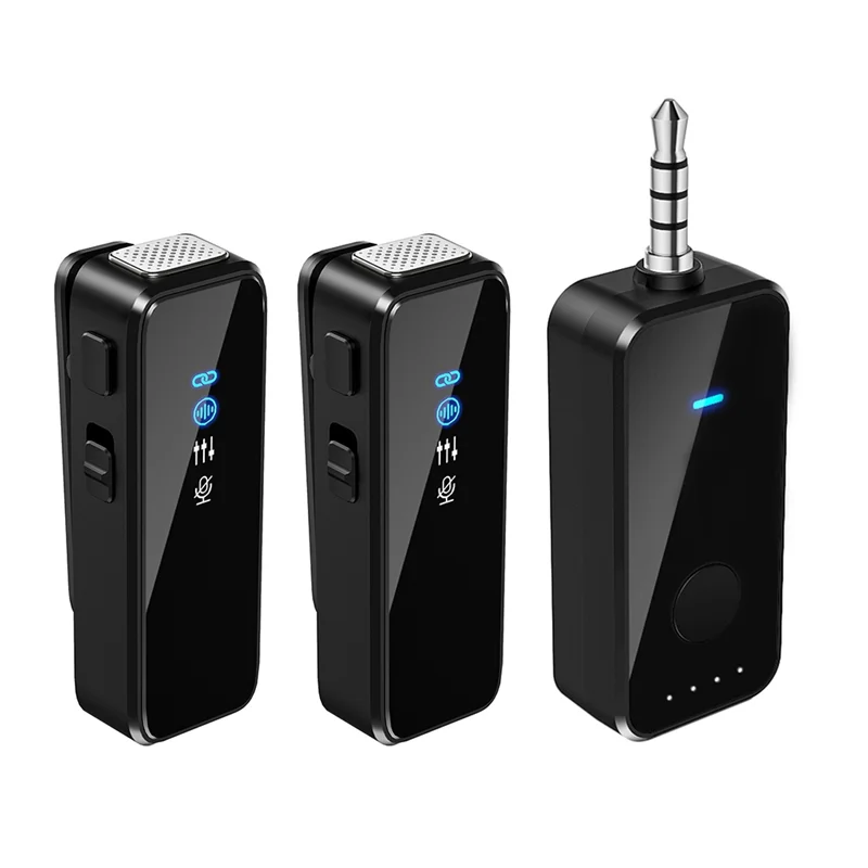 B48A Lapel Microphone M35 Wireless One Drag Two Noise Reduction For Broadcast Outdoor