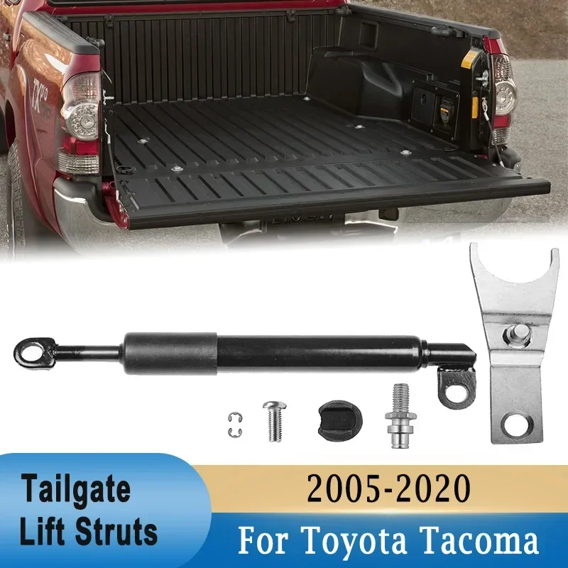 Tailgate Assist Shock Damping Support Struts Bar Pickup Truck Rear Door Soft Opening Spring Buffer for Toyota Tacoma 2005-2020