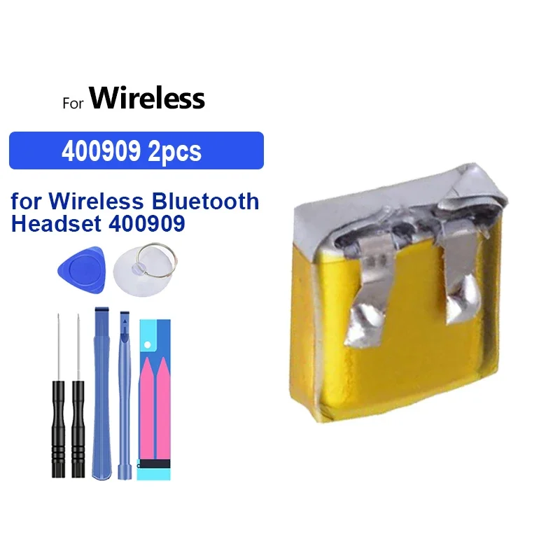 30mAh Replacement Battery For TWS Wireless Bluetooth Headset 400909