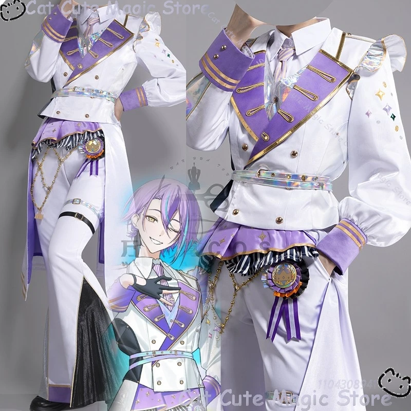 مشروع Sekai 5th الذكرى WxS tksTenma Tsukasa تأثيري Kamishiro روي شعر مستعار يتوهم الأمير المرحلة الزي معطف بانت مهرجان البدلة