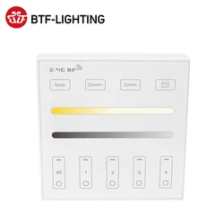 LED-Panel Empfindliche Berühren Fernbedienung 2,4 GHz für FCOB LED Streifen Licht DIM CCT RGB RGBW RGBCCT 2 AAA batterie 4 Zone 30 m