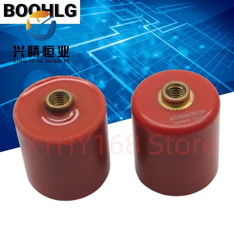 1PCS high voltage ceramic capacitor pulse capacitor 50KV 20PF high voltage ceramic bolt capacitor