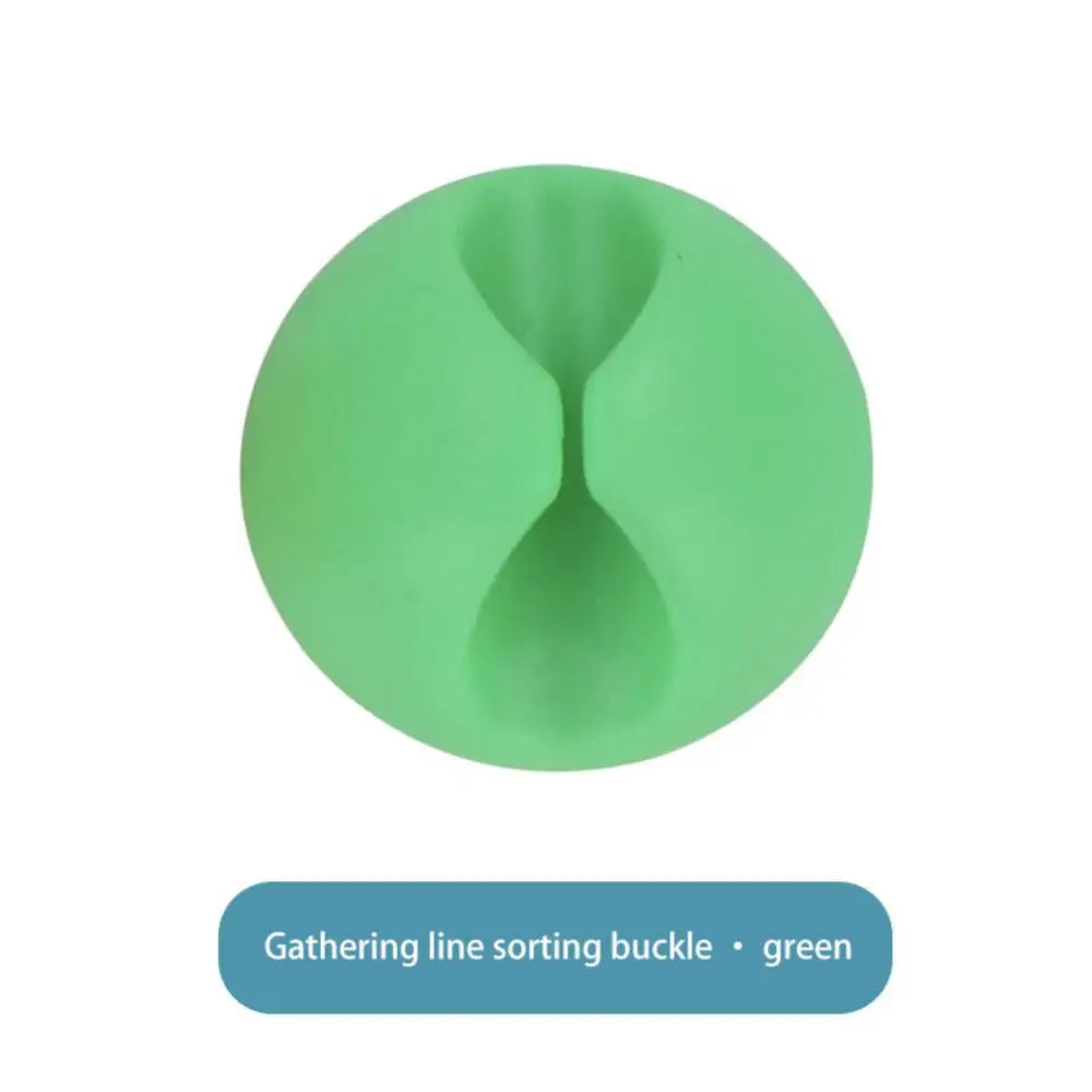 Data Wire Holder Clip Cable Winder Cable Fixed Buckle Multi-Color Optional Wire Arrangement Device Desktop Wire Winding Clamp