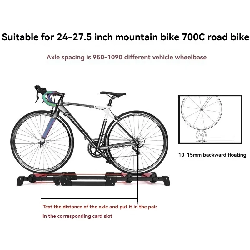 Picture 7: Bicycle roller trainer,indoor,silent,adjustable,three-fold design,suitable for mountain bikes and road bikes,home training platf