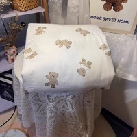 2025 new cotton small floral summer quilt pure cotton summer children's air conditioner quilt student dormitory machine washable