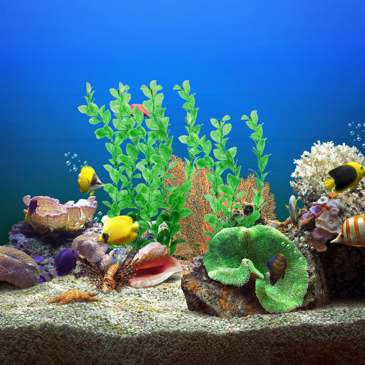 

Artificial Water Plants Aquarium Seeds for Planted Aquariums Fish Tank Decorations Plastic Flower