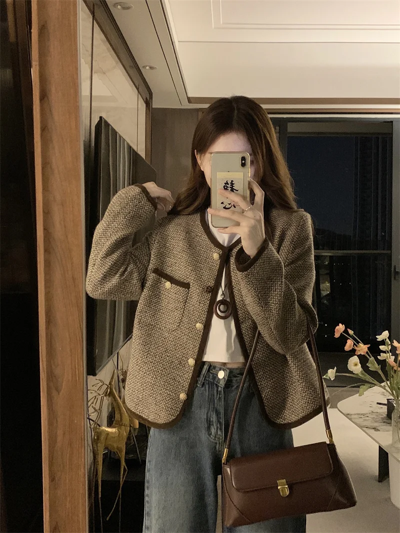 

Tweed Jacket Elegant Womens Summer Porosity Dryfit Recreation Active Wicking Morning Functional Jogger Activewear Hiking Workout