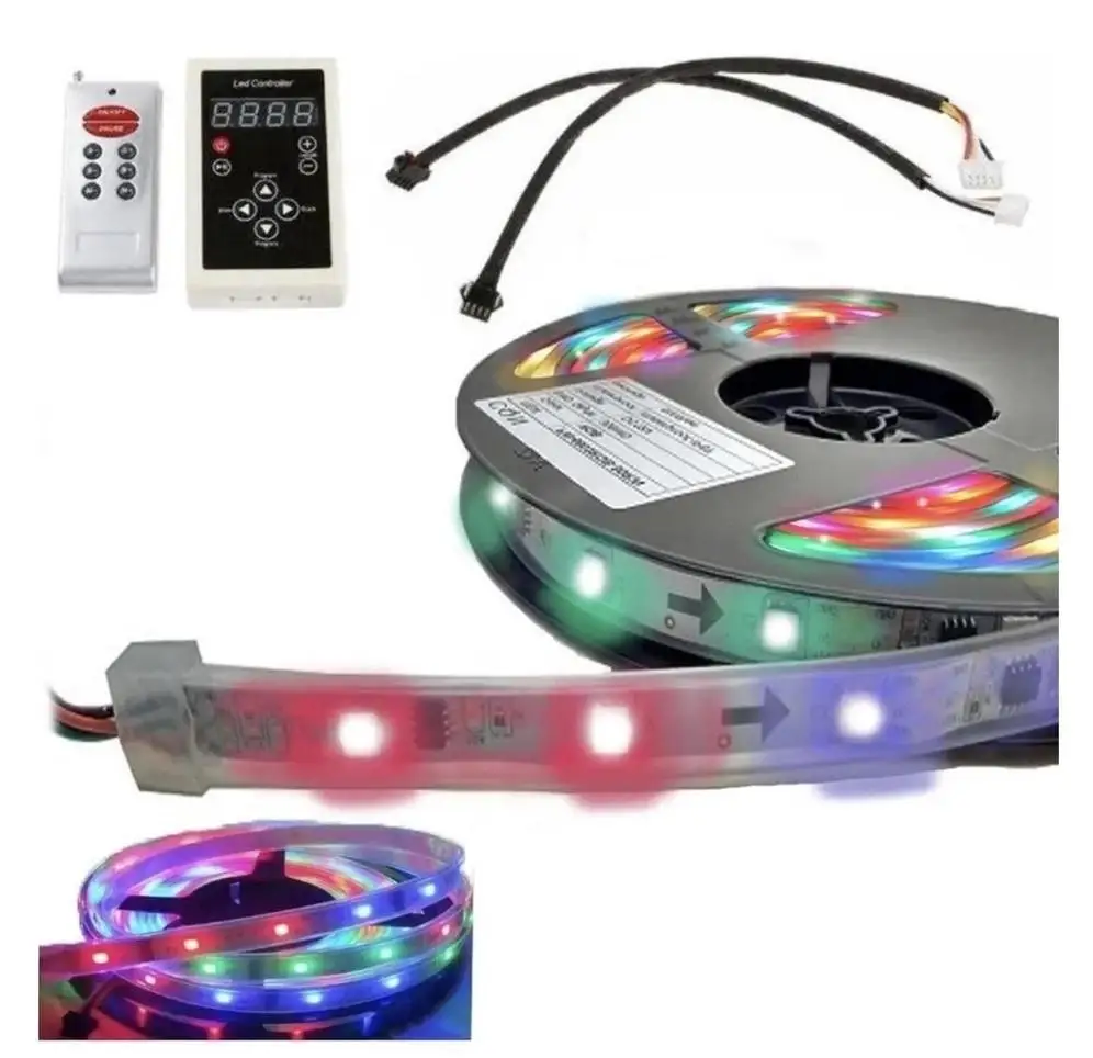 3D Digital Led Tape 6803 Rgb With 133 Control Effects-IP67