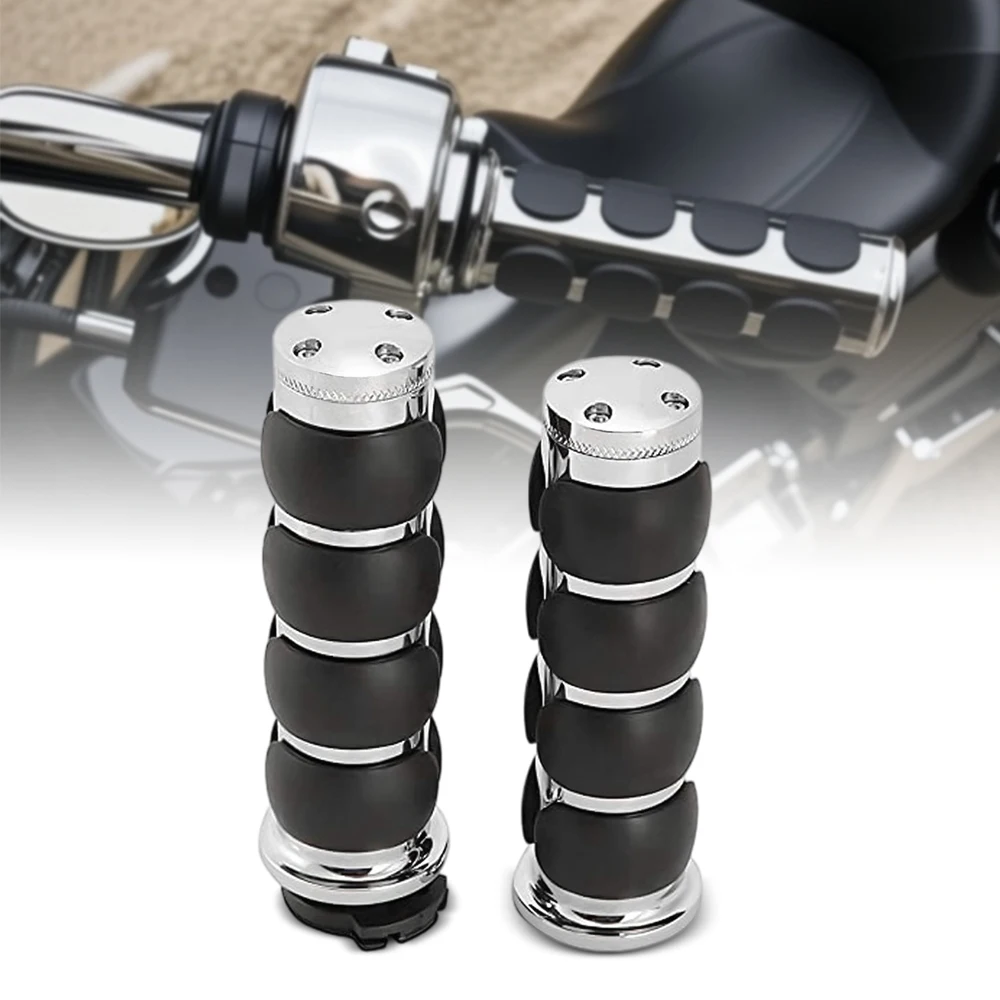 

Мотоциклетные ручки 7/8 дюйма (22 мм) для крейсеров, мотоциклистов, Harley Davidson Suzuki Kawasaki Yamaha Honda Moto, аксессуары
