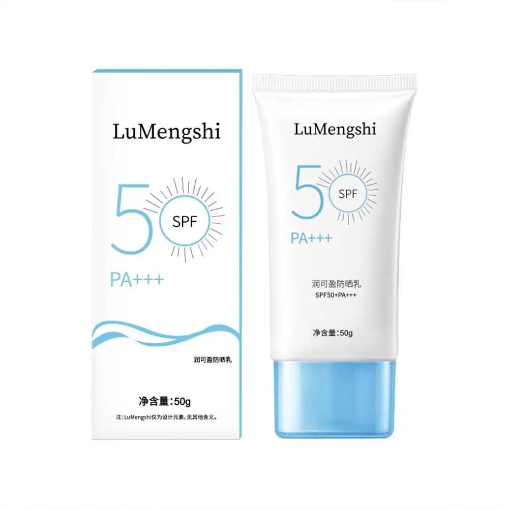 Face Sunscreen SPF50 Face Sunscreen Anti Spot Isolation Skin Moisturizing Sunblock Care Whitening Daily Brightening W5T1