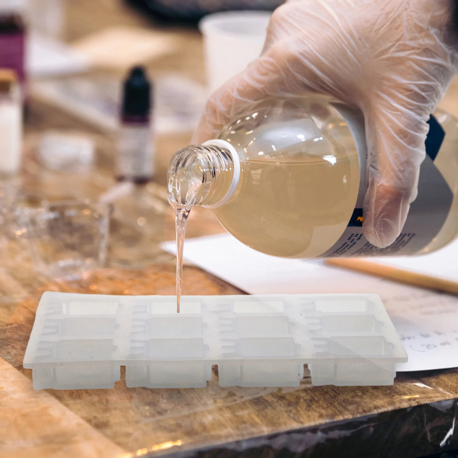 

3pcs Mini Photo Frame Silicone Mold For Diy Crafts Resin Picture Frame Making Phone Case Pendant Fridge Magnet Decor Epoxy Craft