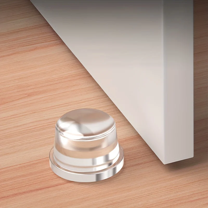 

Прозрачный силиконовый дверной стопор без дрели, противоударная накладка для офиса, дома, защита, дверной стопор, обустройство дома