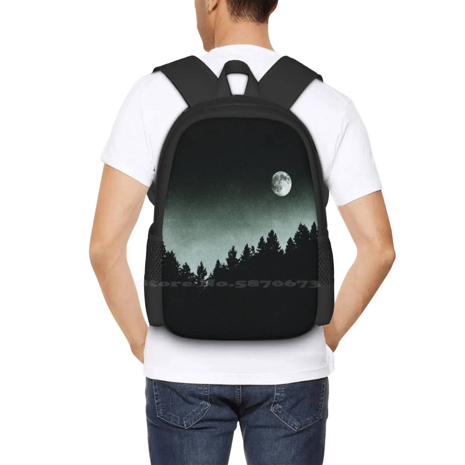 Unter Mondlicht//Kiwi Melone Collie Lassie bearbeiten Schult aschen Reise Laptop Rucksack Farbe Landschaft Stimmung Wald Berge