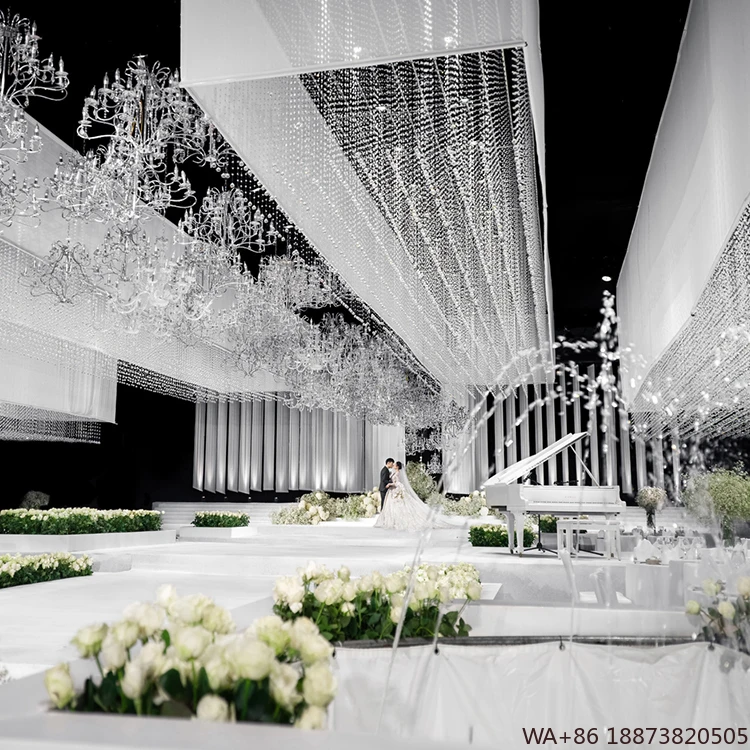 

Светодиодная люстра, европейский дизайн, украшение на заказ, банкетный зал, элитный свадебный светильник