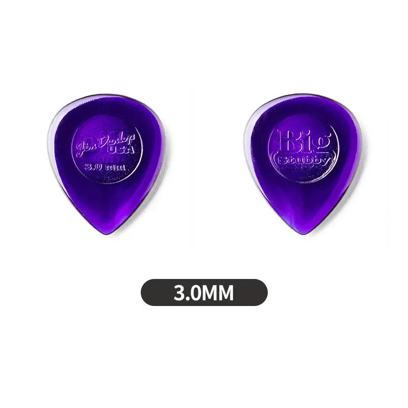 1 Pcs American Dunlop Guitar Pick 475 Jazz Speed Play Small Water Drop Raindrop Transparent Non-slip Guitar Pick Genuine view 5